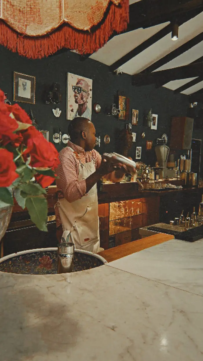 The bar