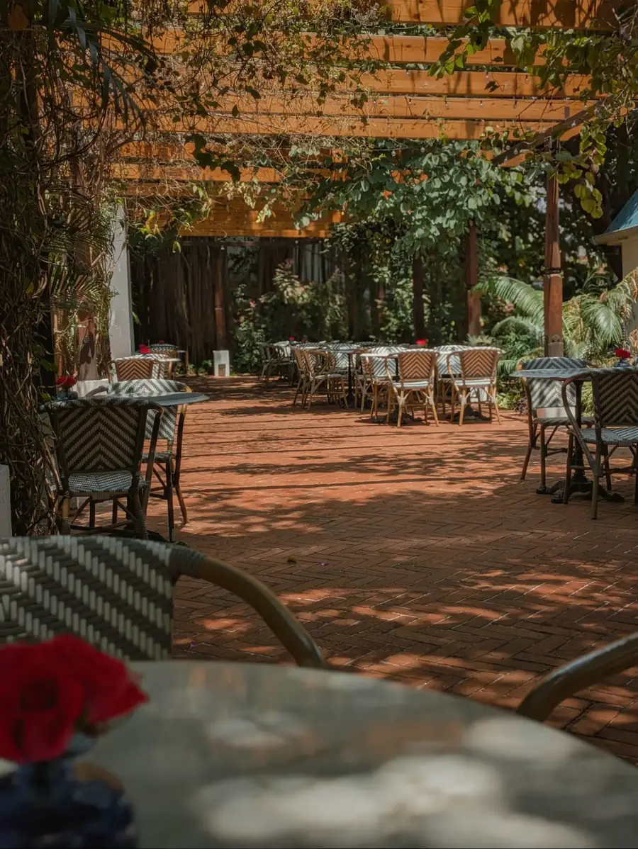 The courtyard